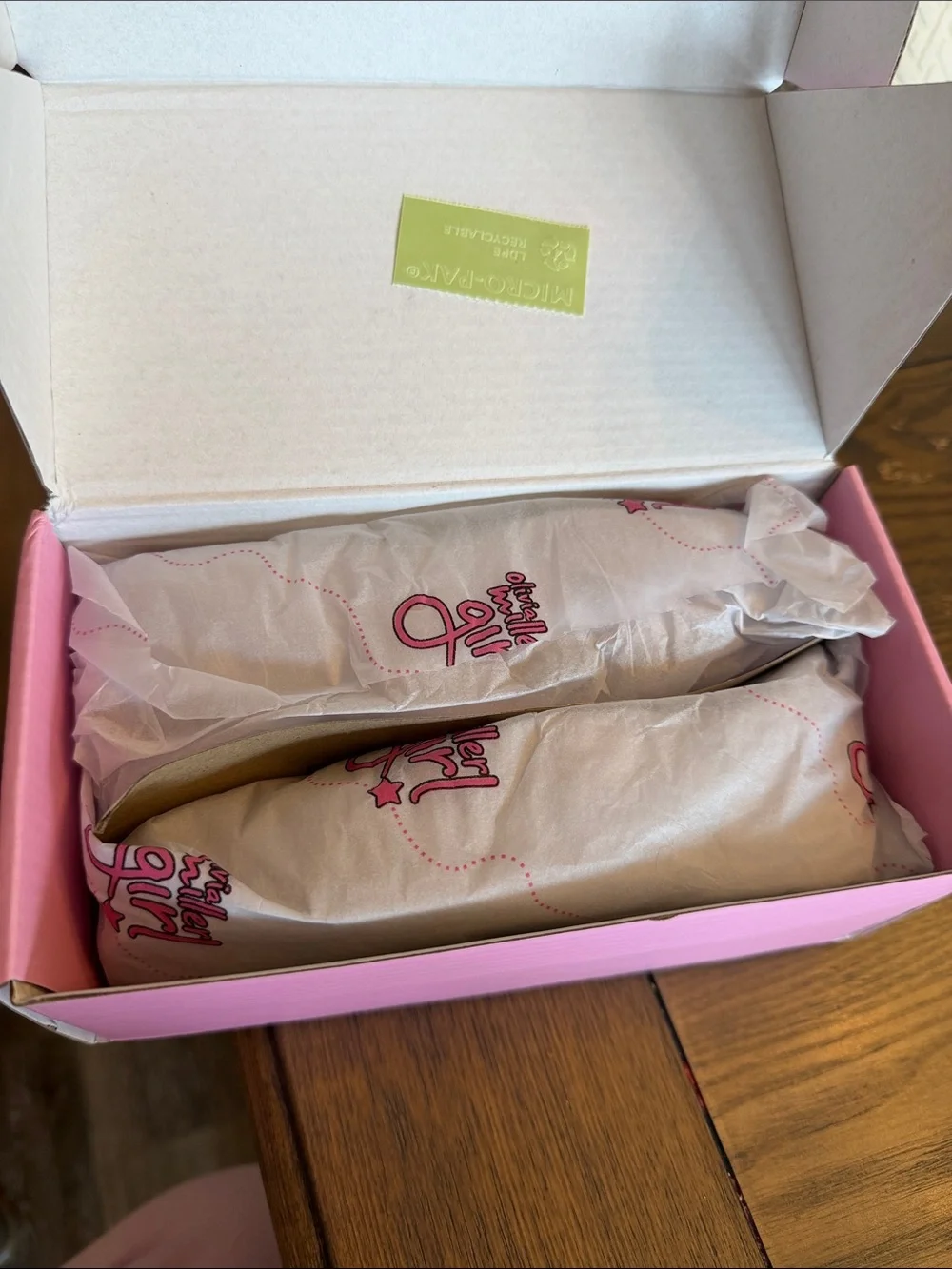 NEW! Olivia Miller Clear Skyz Toddler Girls' Flats